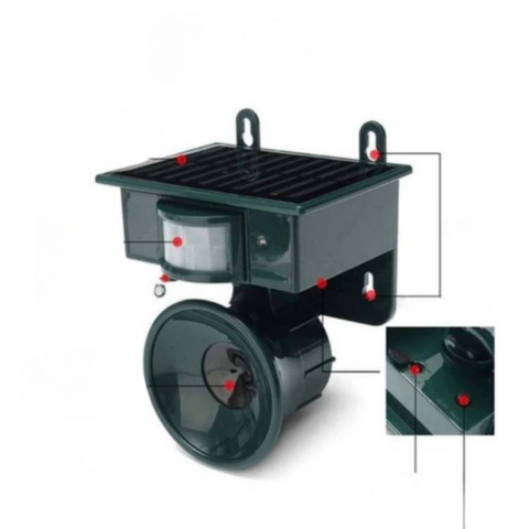 طارد إلكتروني للحديقة — يصطاد الطيور ويحمي مساحاتك 