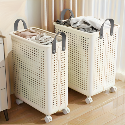 Foldable Basket – With Wheels for Easy Transport 