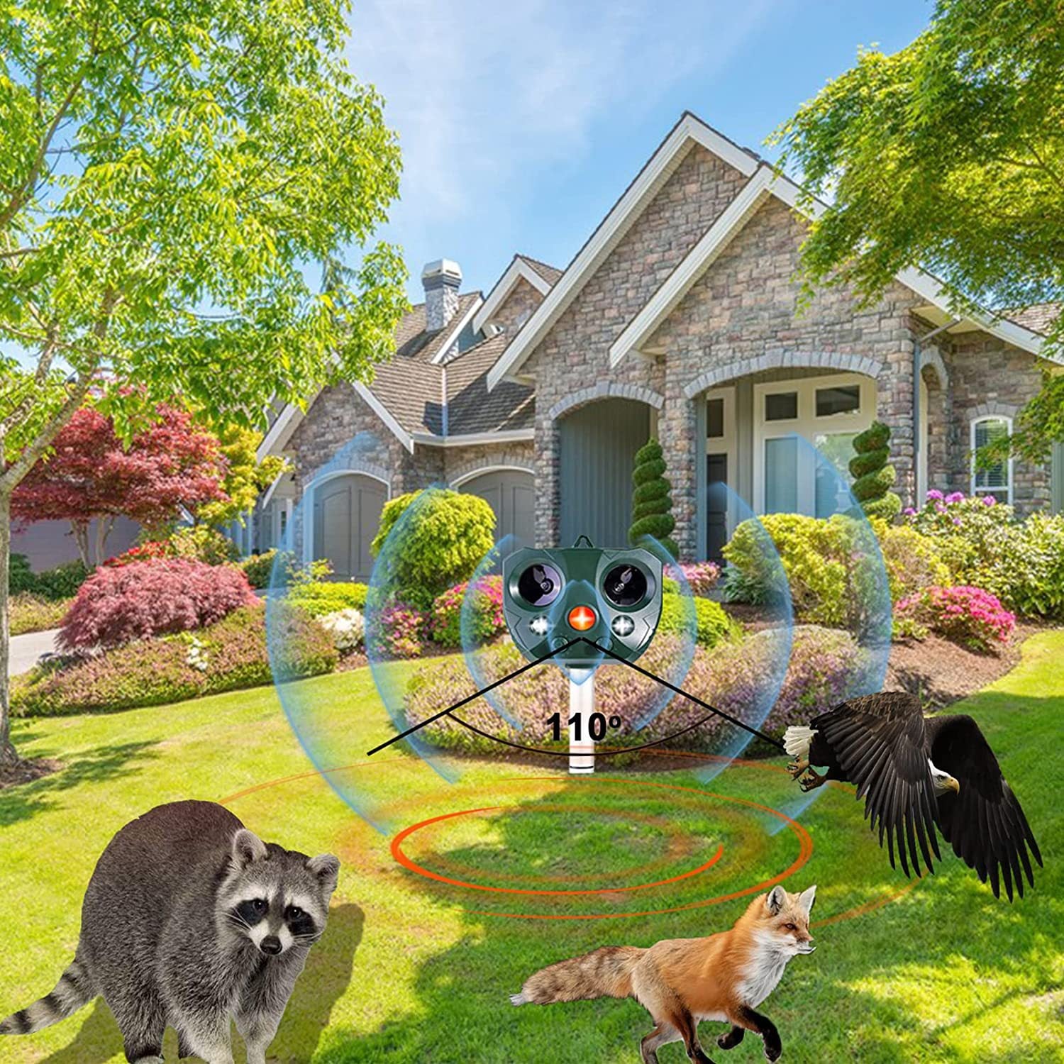 Vattentät Antidjur Enhet — Effektivt Skydd För Ditt Utomhus 