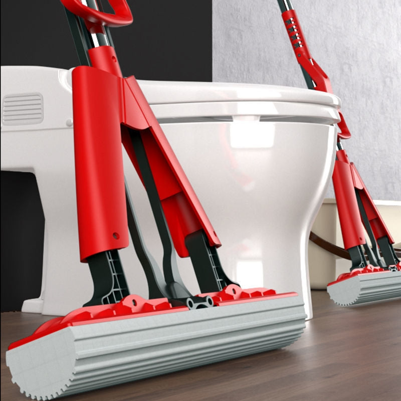 Ultra-Absorbent Sponge Mop – Automatic and Practical Wringing 