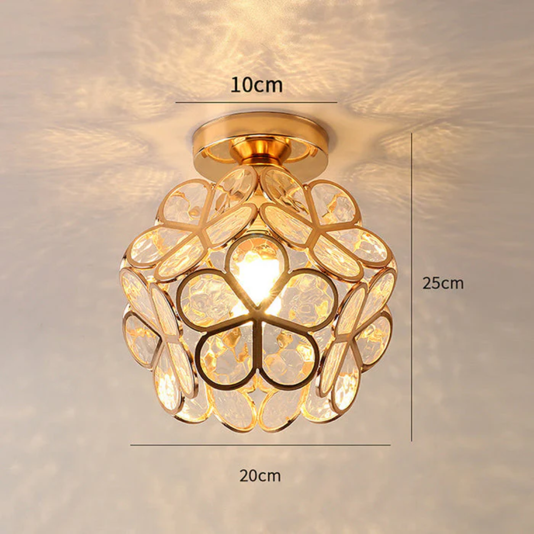 Taklampa i Form av Blomma – Delikat och Modern Design 