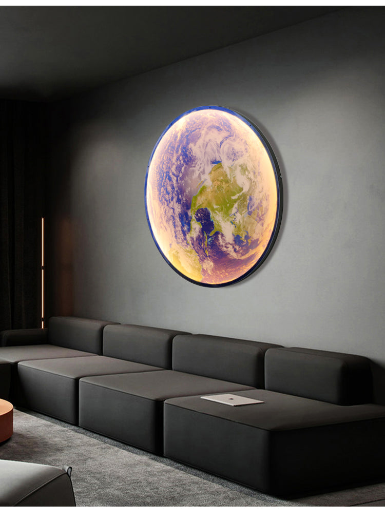 مصباح حائط 3D LED - قمر لخلق جو فريد 