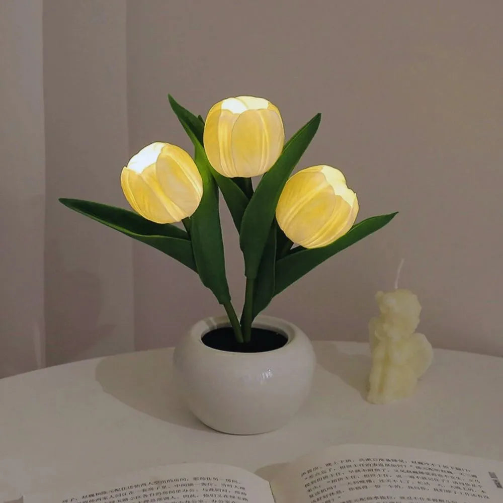 Dekoratív Tulipán Lámpa – Meleg és Finom Hangulat 