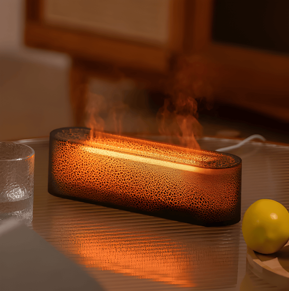 USB aromadiffúzor többszínű LED világítással - relaxáló hangulat és fénypára