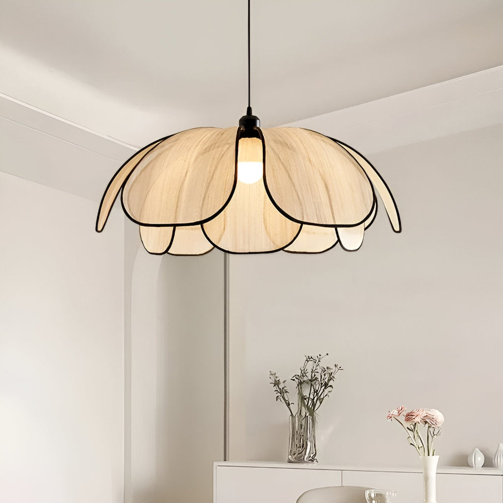 Elegantti luonnon koripajusta riippuva lamppu - Luonnollinen koristelu & harmoninen valaistus