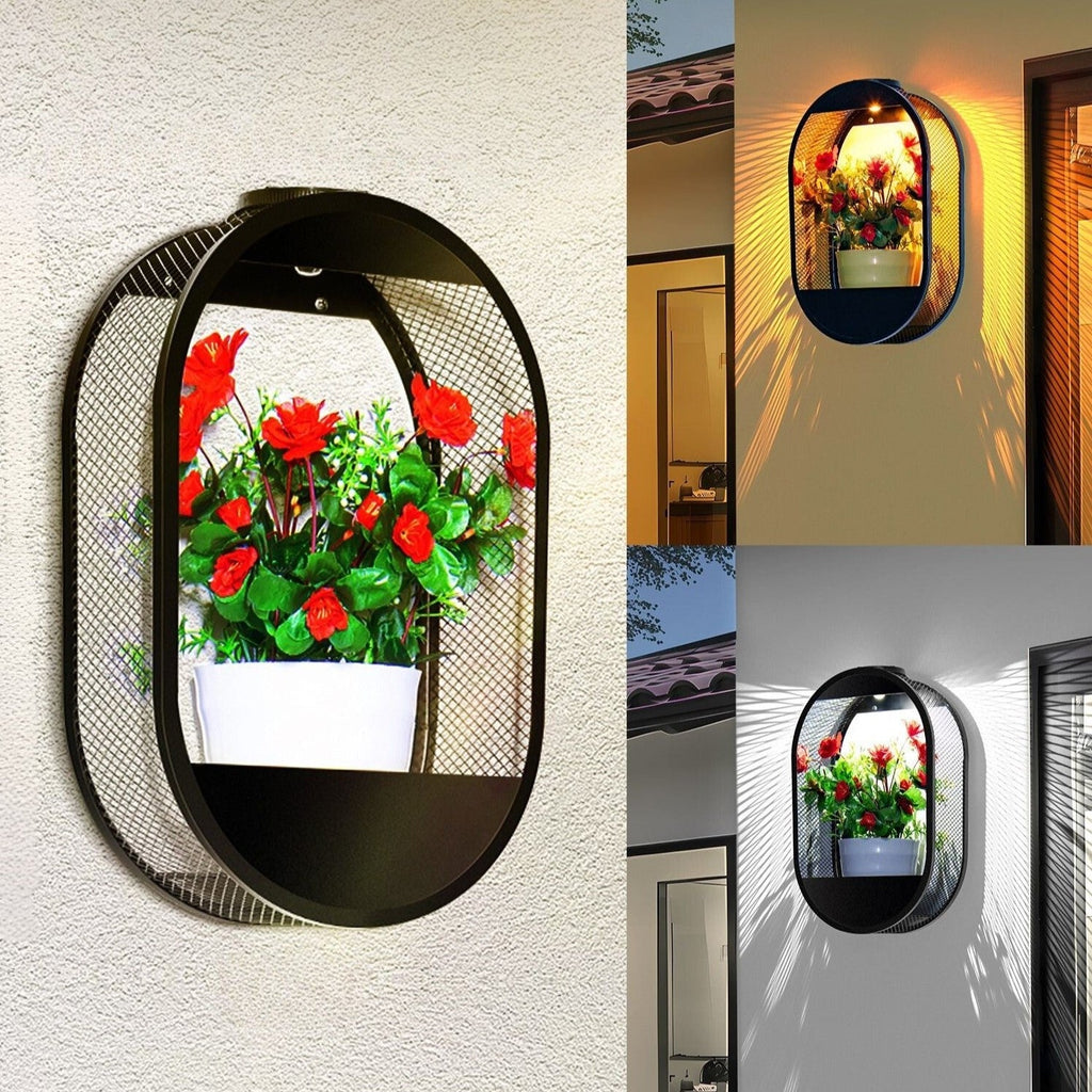 Aplique de Pared Exterior Solar – Iluminación Automática y Económica 