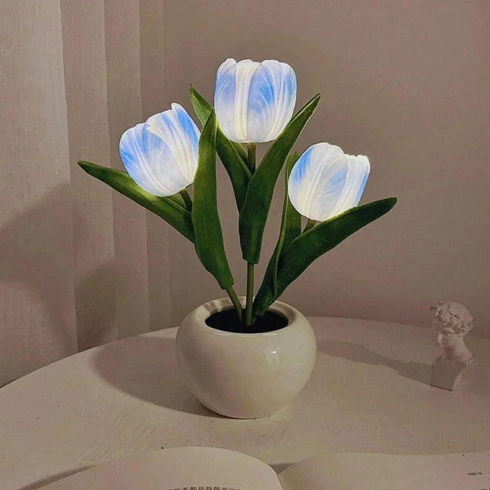 Dekoratív Tulipán Lámpa – Meleg és Finom Hangulat 