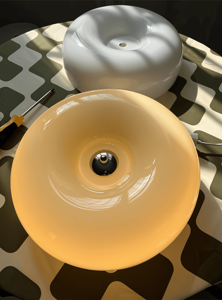 Σκανδιναβικό γυάλινο φωτιστικό οροφής - Μοντέρνα διακόσμηση & εύκολη εγκατάσταση