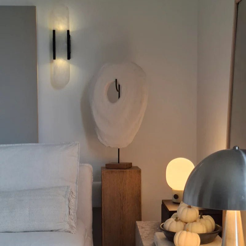Svart og Gull LED Vegglampe – Moderne Eleganse og Stilig Design 