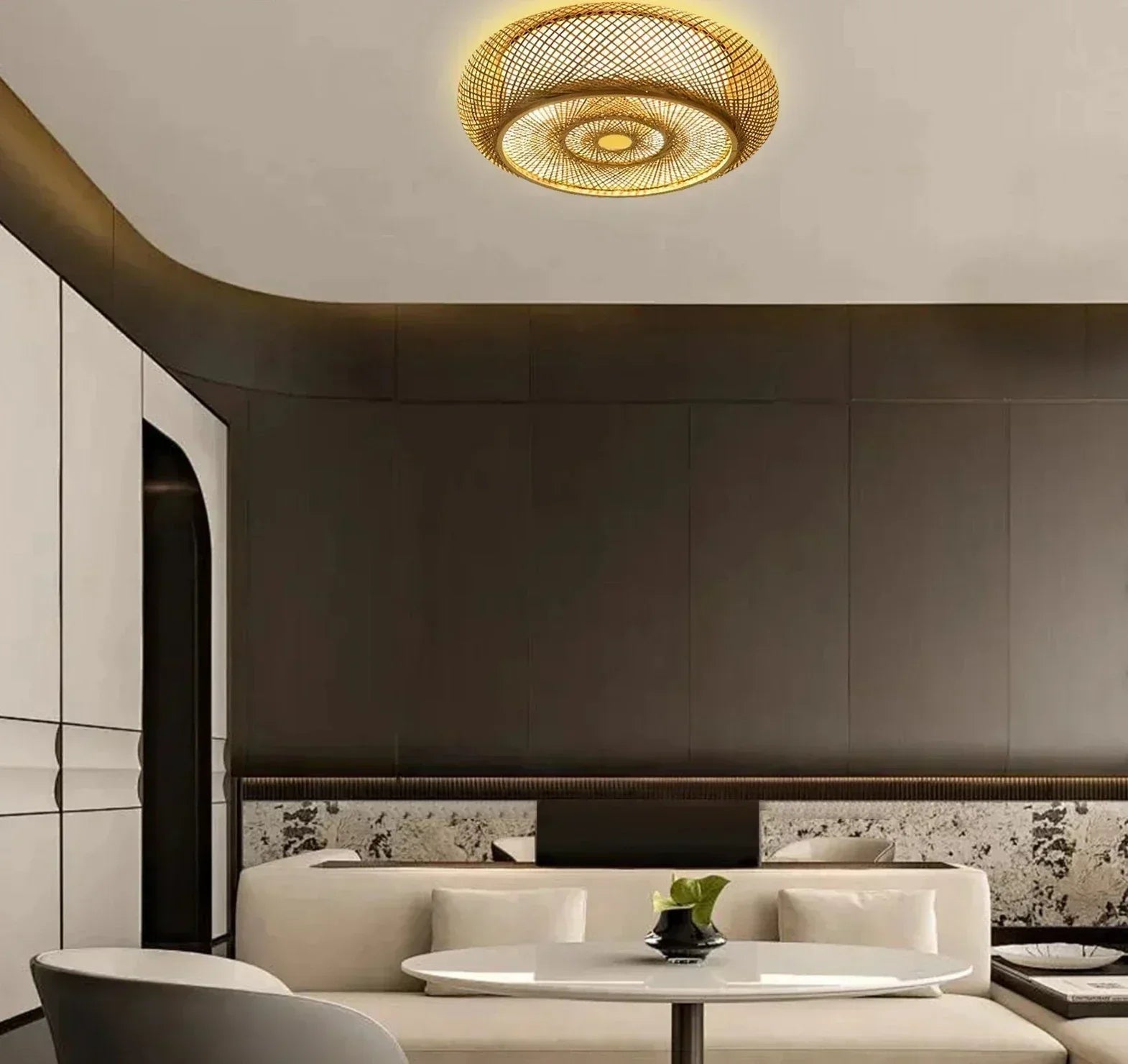 Φυσικό κρεμαστό φωτιστικό μπαμπού - Κομψότητα και αυθεντικότητα