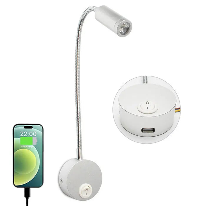 Flexible LED-Wandleuchte - Mobilität, Eleganz & gezieltes Licht