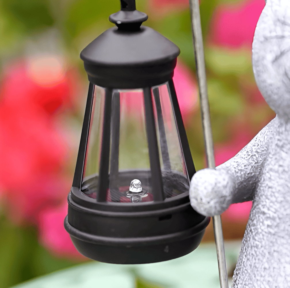 Lampă solară decorativă - decor original și lumină moale