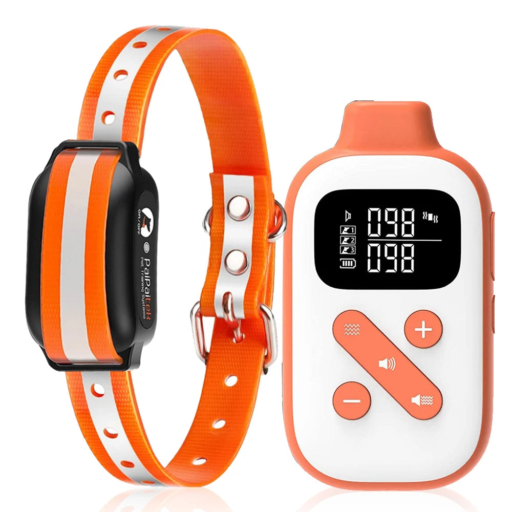 Dressurhalsbånd uten sjokk – Fjernkontroll opptil 1000 m 