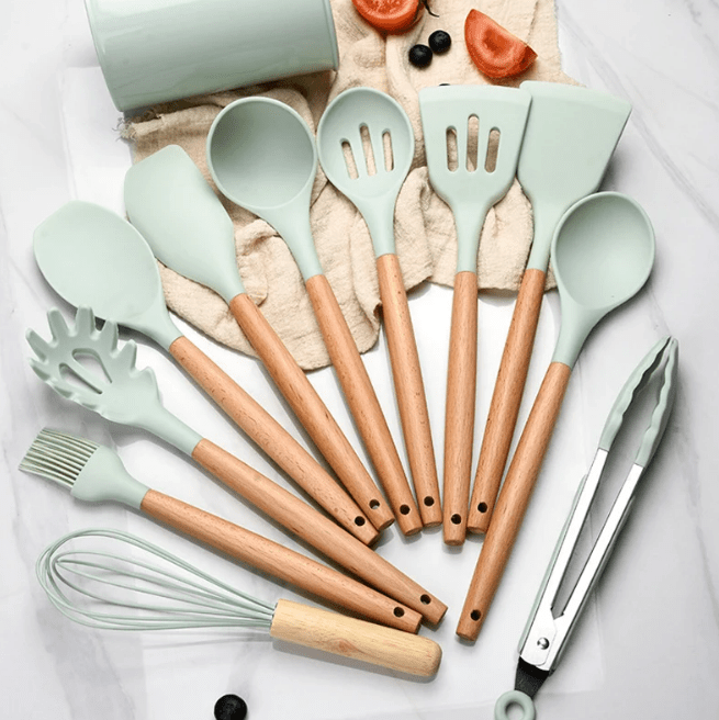 Ensemble D’Ustensiles De Cuisine  – Pratique Et Durable