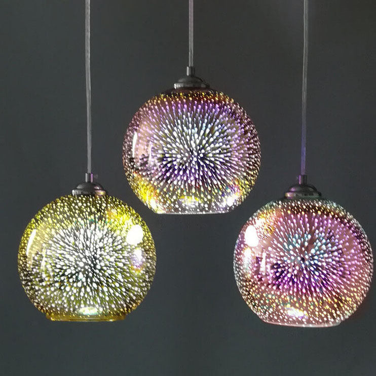 Modern Suspension Firework Effect – Visual Sparkle and Trendy Design 