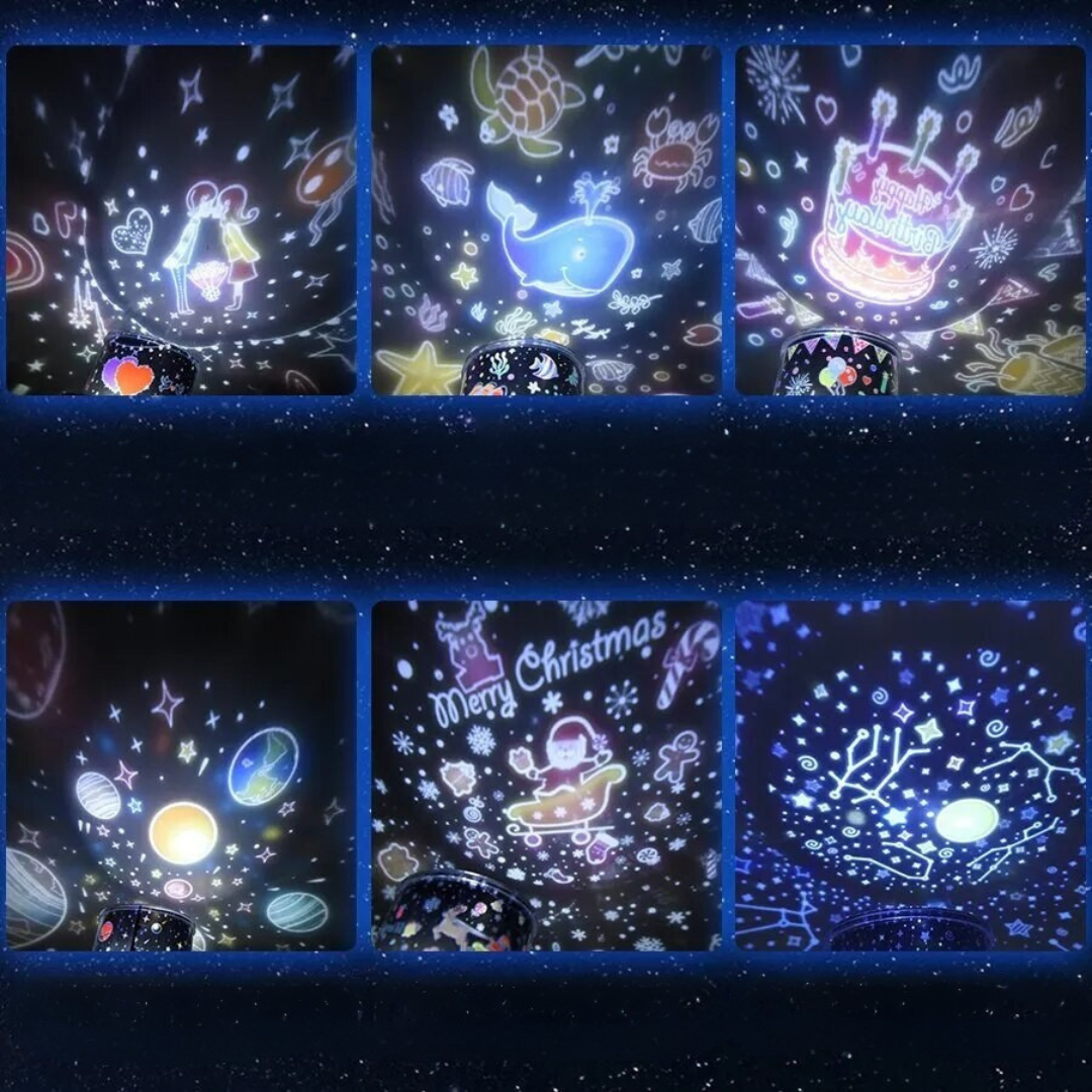 מנורת פרויקטור לילה – תאורה פיהית ומרגיעה 