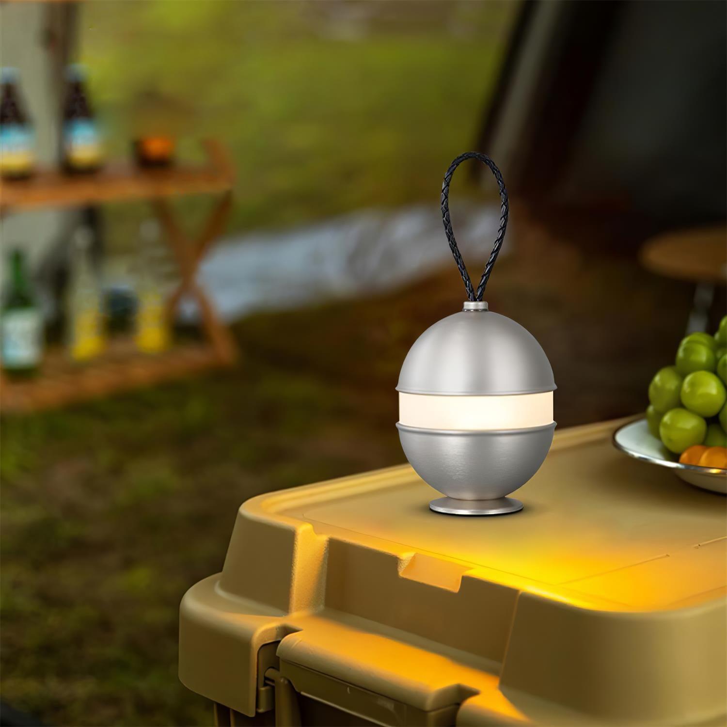 Genopladelig kuglelampe - elegant design og afslappende lys