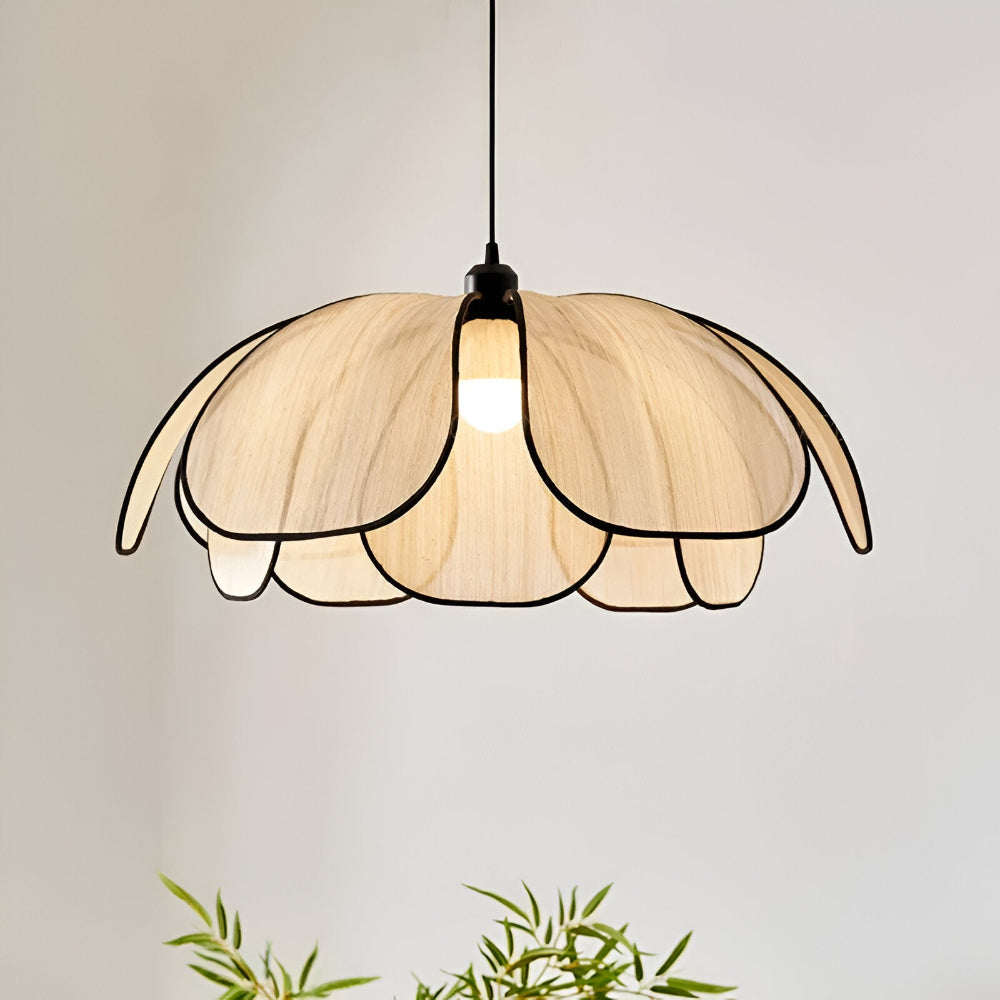 Elegantti luonnon koripajusta riippuva lamppu - Luonnollinen koristelu & harmoninen valaistus
