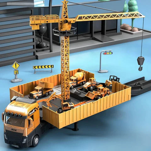 2-in-1 Construction Truck With Tools - Creativity & Interactive Play
